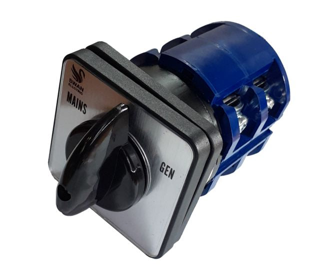 Swan Electric Cam Switch Change Over M-O-G 40A-100A 2 Pole-4 Pole