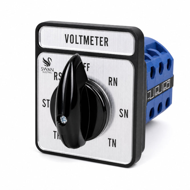 Swan Electric Cam Rotary Switch Voltmeter 7 Position 10A