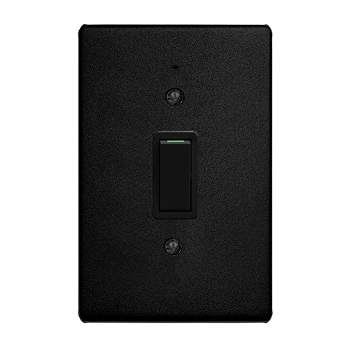 Crabtree Classic 1 Lever 1 Way Switch 50 x 100mm in Ferro Black