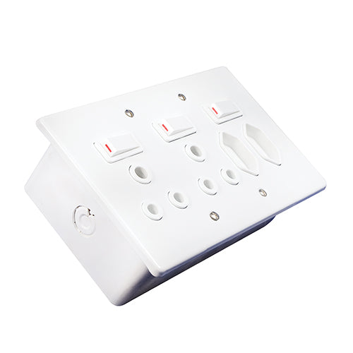 Crabtree Classic Quattro 16A Socket 164-2 with Cover and Box in White