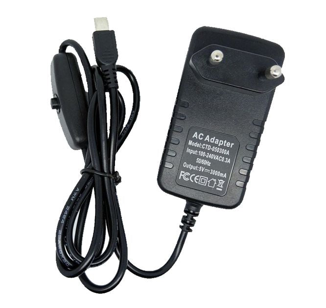 Keyestudio Power Supply for Raspberry Pi 5V 3A USB-C