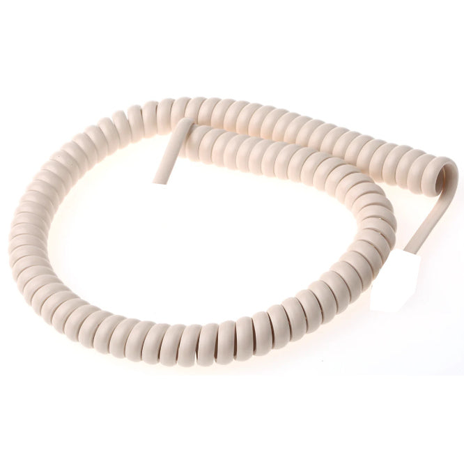 CS Curly Telephone Cord Open End