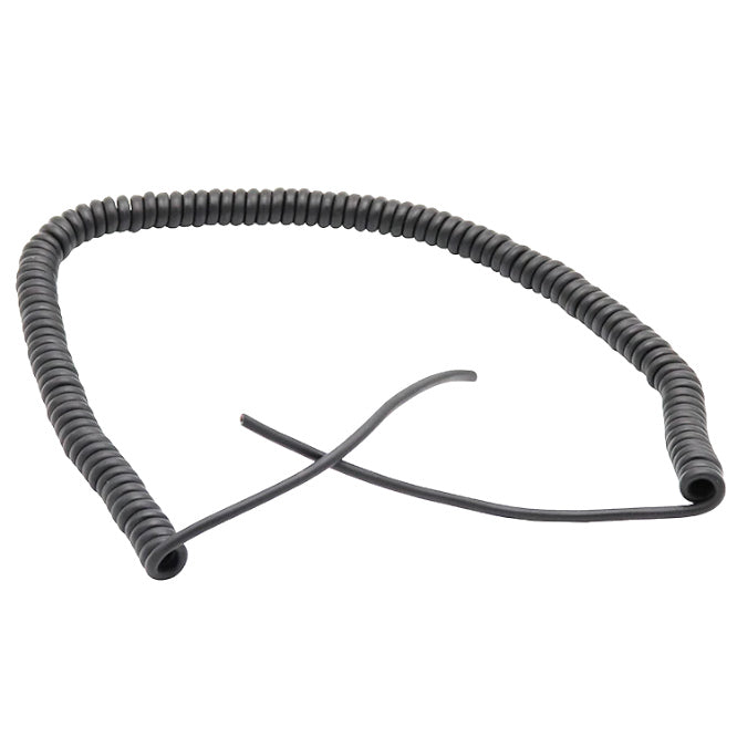 CS Curly Telephone Cord Open End