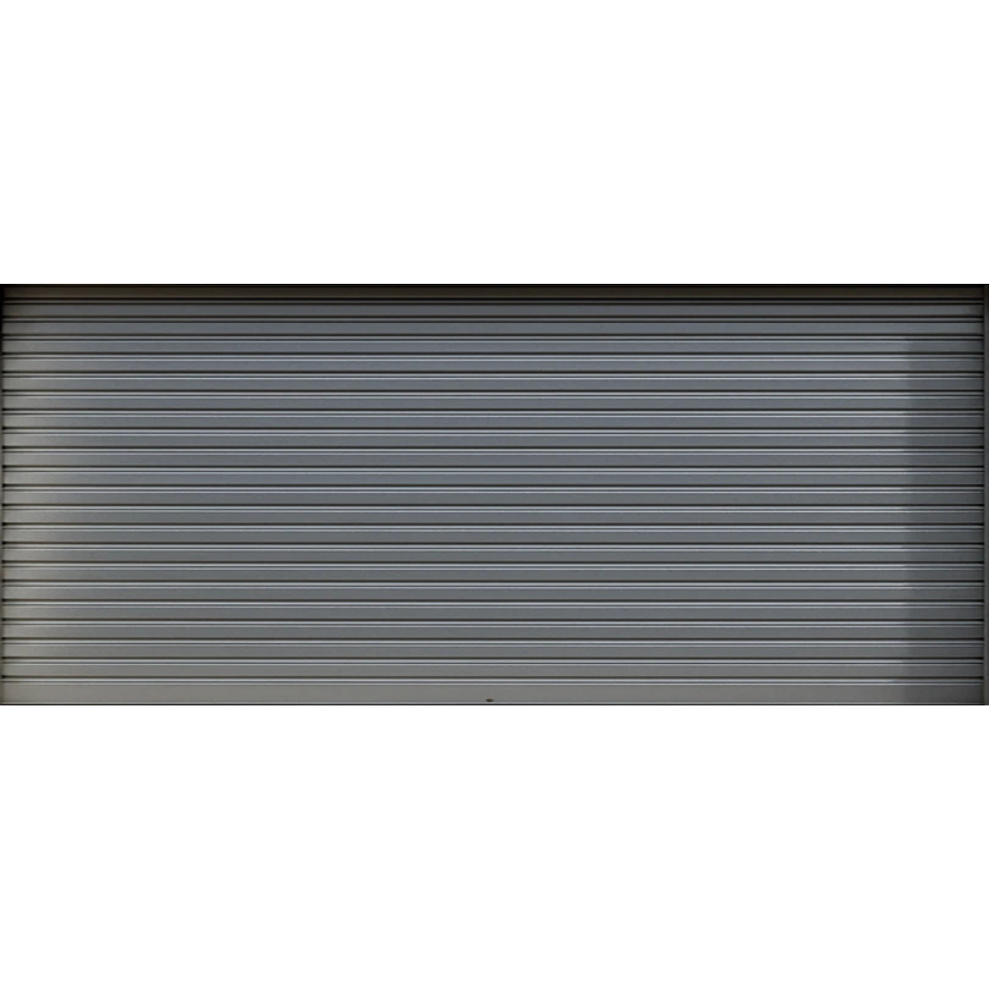 Roll up garage door made from durable steel slats, compact vertical rolling design suitable for garages, workshops and storage spaces - colour