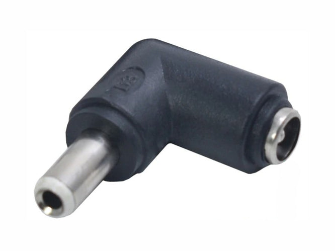 Mean Well Adapter DC Right-Angle 2.1x5.5x11mm Plug to 2.5X 5.5X 9.5mm Socket