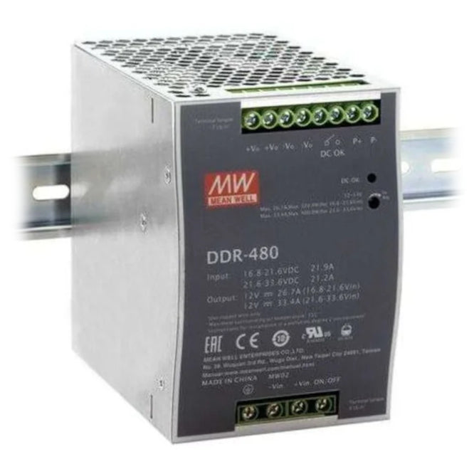 Mean Well DIN Rail DC-DC Converter DDR-480C 480W
