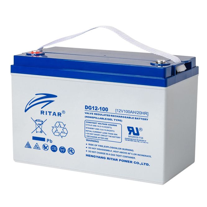 Ritar Battery Gel 12V 100Ah 328x172x222