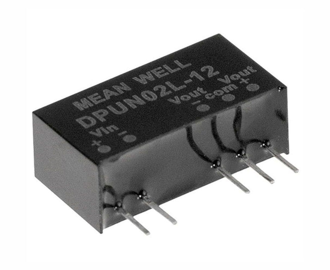Mean Well PCB Mount DC-DC Converter DPUN02N 2W