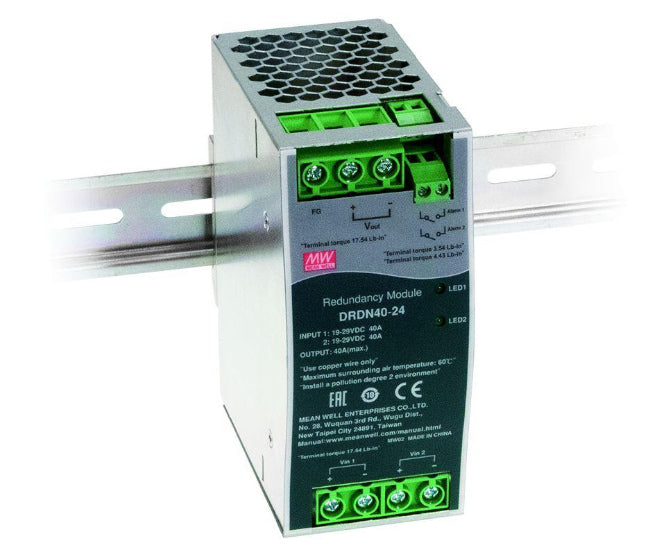 Mean Well DIN Rail Power Supply DRDN40 40W