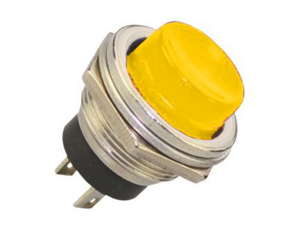 Daier Push Button Switch N.O. Spst 3A M16 D=19mm