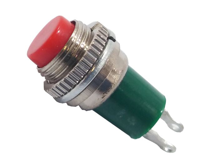 Daier Push Button Switch N.C. Spst 0.5A Solder M10 D=7.8 L=26