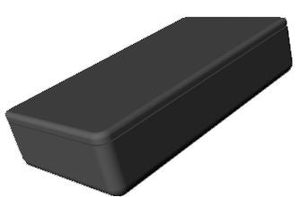 EIE ABS Enclosure Black E15B 112x62x26