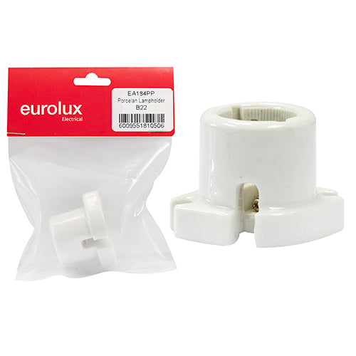 Eurolux B22 Porcelain Lampholder – Bag PP