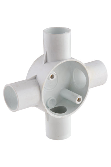 Eurolux PVC Junction Box 25mm – 4 Way