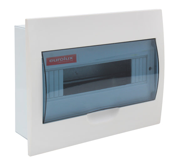 Eurolux Flush Din Rail Distribution Board – 12 Way