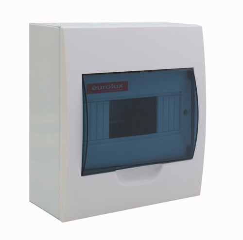 Eurolux Surface Din Rail Distribution Board – 8 Way