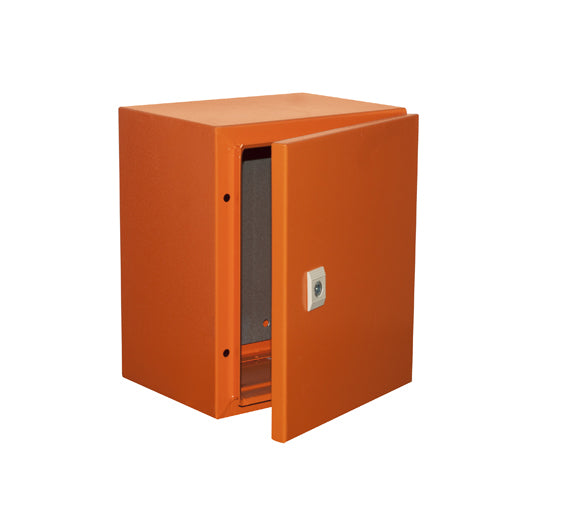 Eurolux Steel Enclosure IP65 Orange – 300 x 250 x 200mm