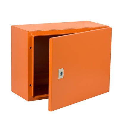 Eurolux Steel Enclosure IP65 Orange – 300 x 400 x 200mm