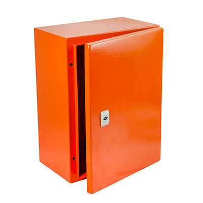 Eurolux Steel Enclosure IP65 Orange – 400 x 300 x 200mm