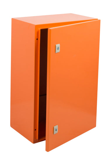 Eurolux Steel Enclosure IP65 Orange – 600 x 400 x 250mm