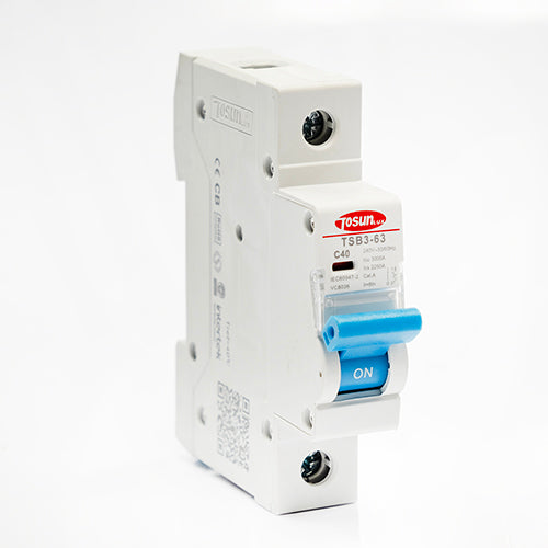 Eurolux Tosun 1 Pole Circuit Breaker 3kA – 40A
