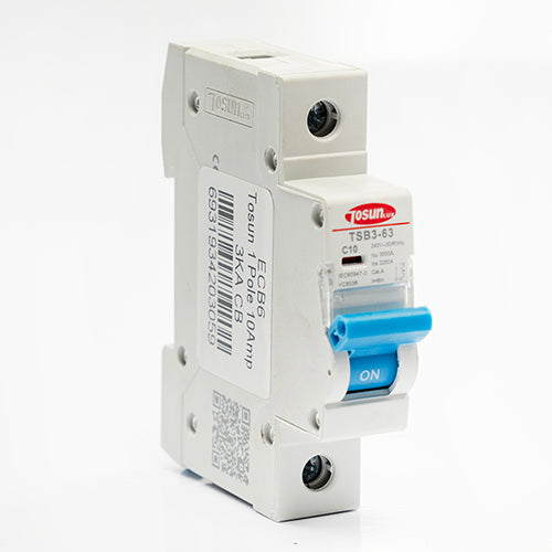 Eurolux Tosun 1 Pole Circuit Breaker 3kA – 10A