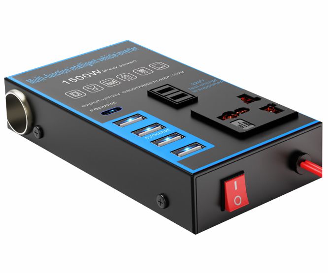 EIE DC-DC Converter 12-24VDC to USB / Pd, 220VDC 1500W