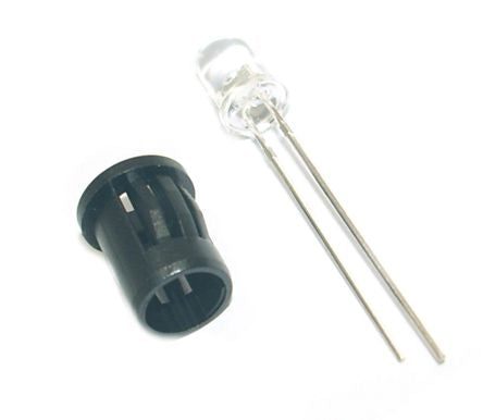 EIE LED Kit 5mm Clear Red Round 11KMCD 15D