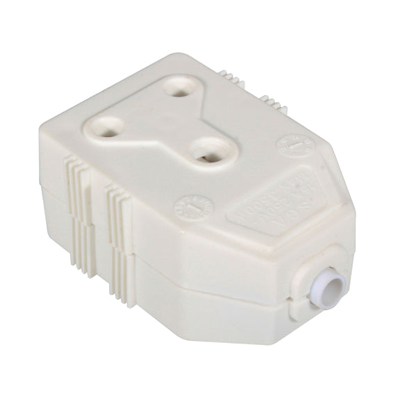 Eurolux PVC Janus Coupler White Double 16A – Loose