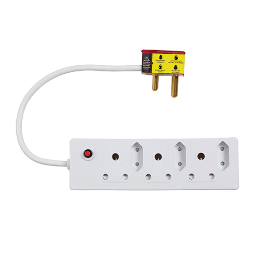Eurolux 6 Way Multi Plug with Surge and Overload Protection MRPH Pack