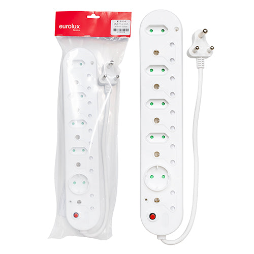 Eurolux SGA Multi Plug – 10 Way 5x16A 4x5A 1x5A Schuko