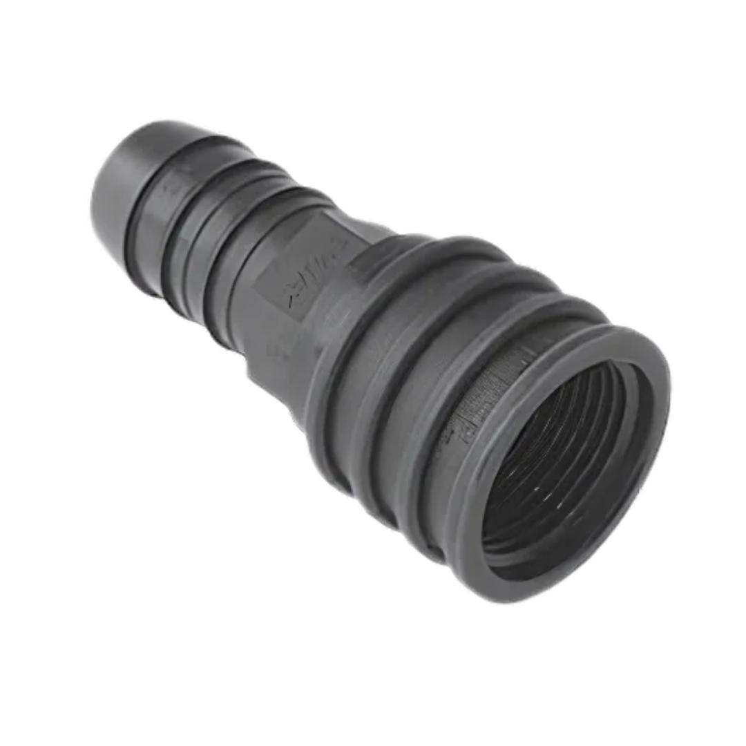 Emjay Nylon Female Adaptor – Barbed Poly Pipe x BSP Female Fitting, 15mm to 40mm