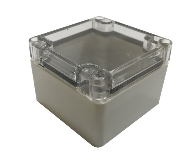 Allbro ABS Enclosure Grey Base with Clear Lid