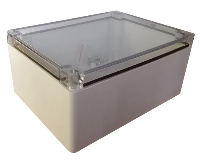 Allbro ABS Enclosure Grey Base with Clear Lid