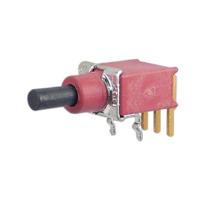 C&K Push Button Switch SPDT Right-Angle on-Momentary PCB