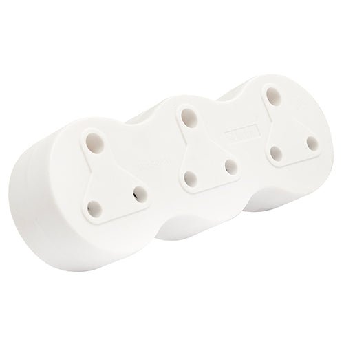 Eurolux SGA 3 Way 3 x 16A Plug-In Adaptor – Loose