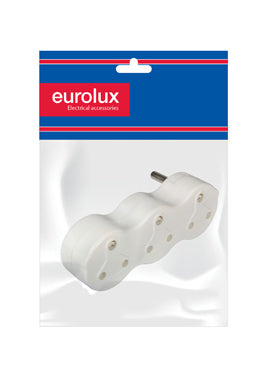 Eurolux SGA 3 Way 3 x 16A Plug-In Adaptor – Bag PP