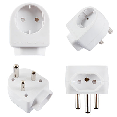 Eurolux Schuko Adaptor – New Euro (ZA) and Schuko
