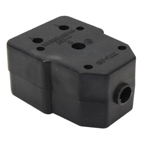 Eurolux Rubber Industrial Janus Coupler Black Double 16A – Loose