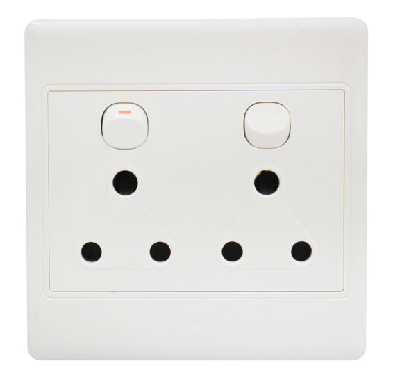 Eurolux Double Socket 4 x 4 Complete
