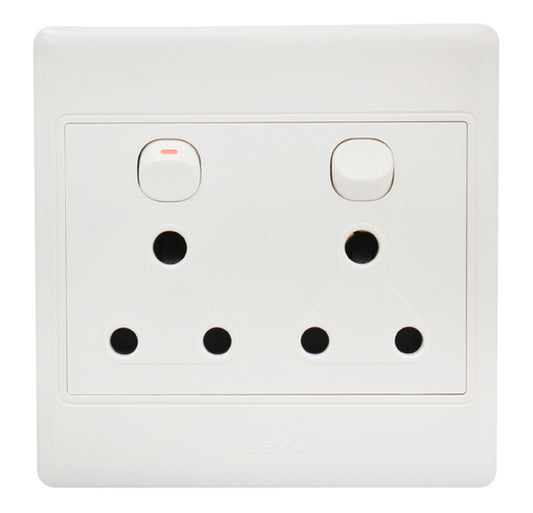 Eurolux Double Socket 4 x 4 Complete