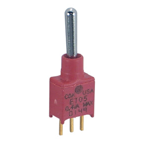 C&K Mini Toogle Switch SPDT (on)-Off-(on) PCB