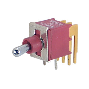 C&K Mini Toogle Switch Dpdt Right-Angle on-on PCB