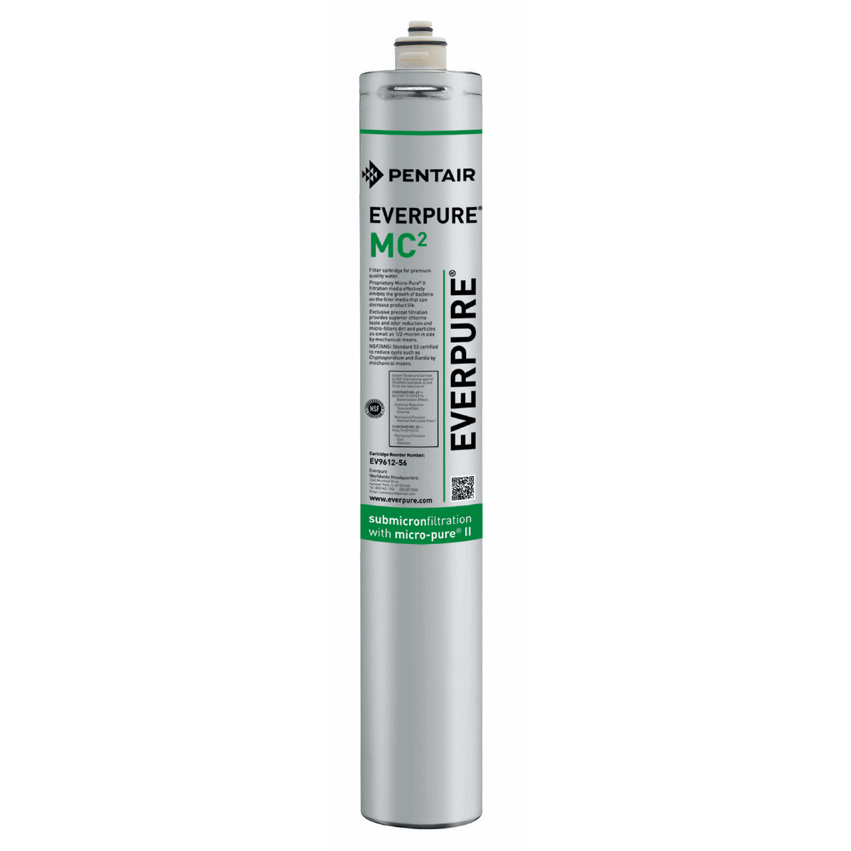 Everpure MC2 water filter cartridge for fountain combination systems