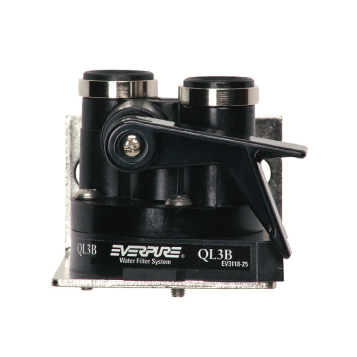 Everpure QL3B single filter head with built-in shut-off valve