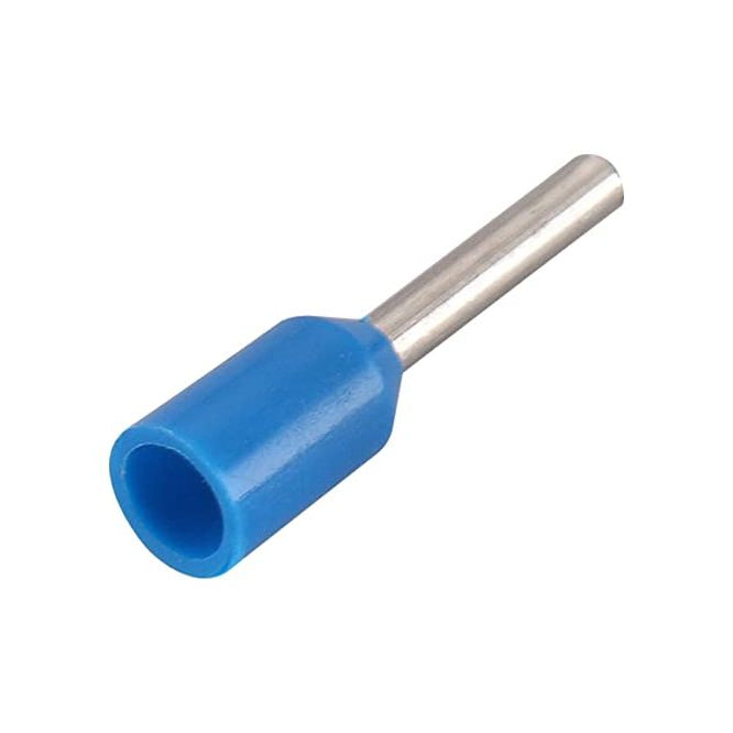 Guosai Bootlace Terminal Blue CSA=2.5mm² CL=10mm PL=17mm - Single Piece