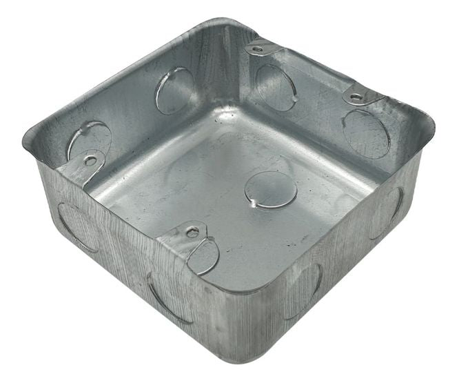 Swan Electric Inner Wall Box Galvanised 4x4