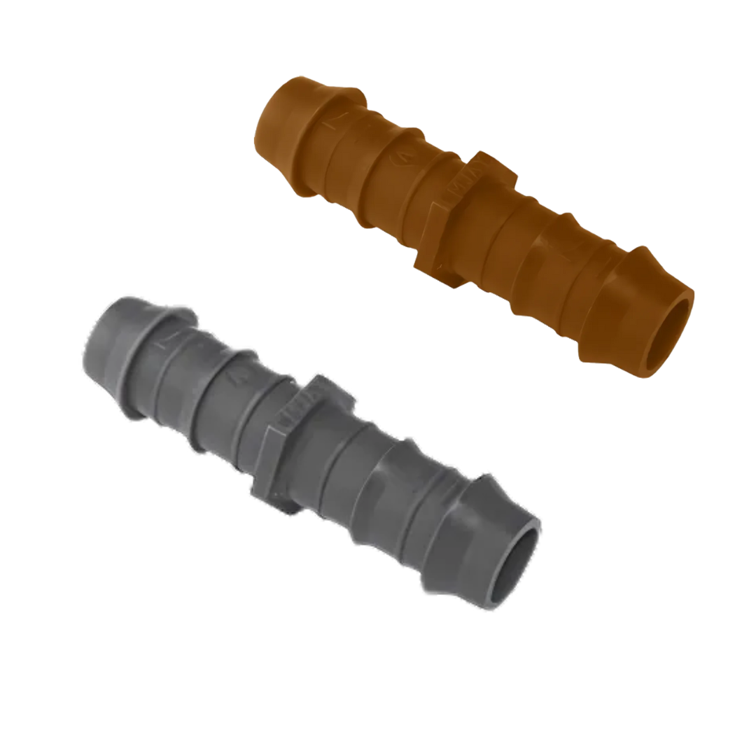 Emjay Dripper Fittings – 16mm and 17mm Barbed Push-Fit Irrigation Fittings (Coupling, Elbow, Tee)