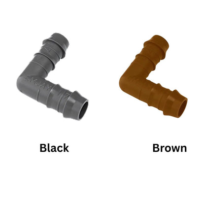 Emjay Dripper Fittings – 16mm and 17mm Barbed Push-Fit Irrigation Fittings (Coupling, Elbow, Tee)
