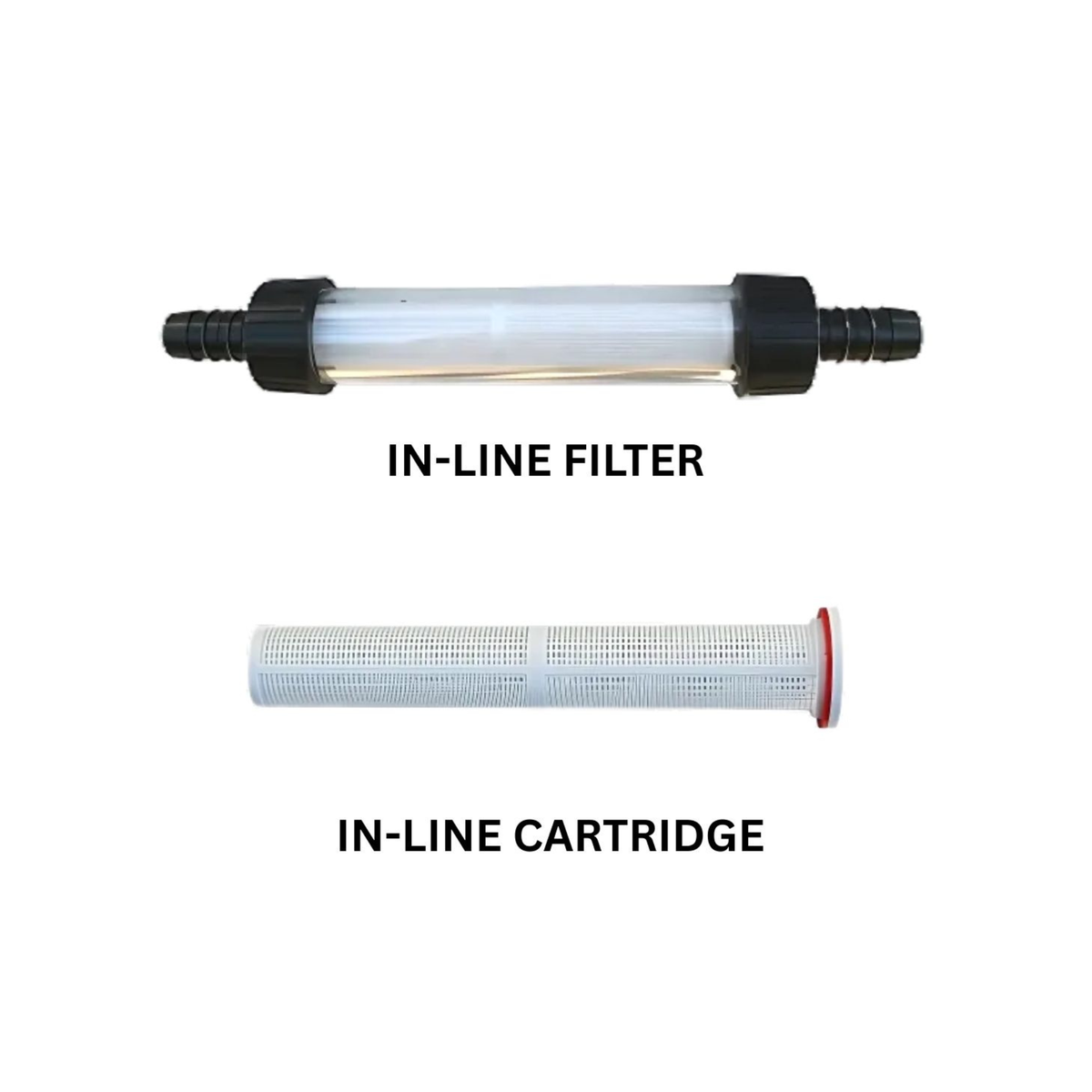 Microjet Inline Filters – 13mm, 15mm and 20mm Irrigation Filters with Replacement Cartridge